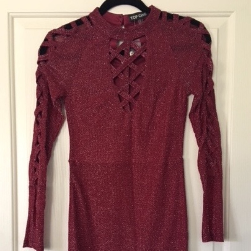 Bodycon - ShoutTo My X Sparkly Caged Mindress